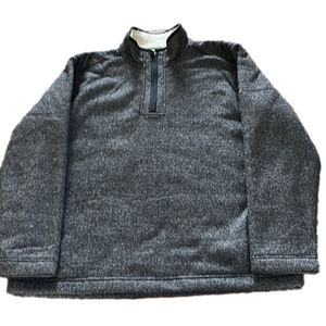 ORVIS men 1/4 zip Brighton Sherpa lined pullover, Large